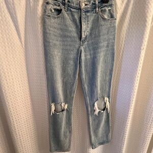 Abercrombie 90s straight ultra high rise jeans